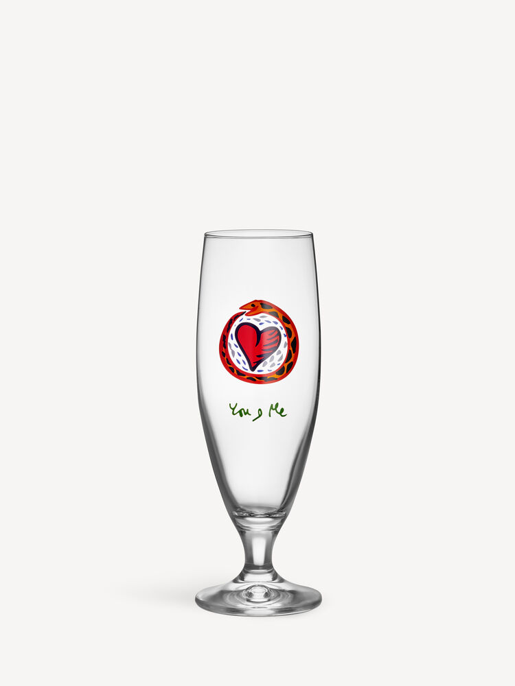KOSTA BODA Friendship ølglas